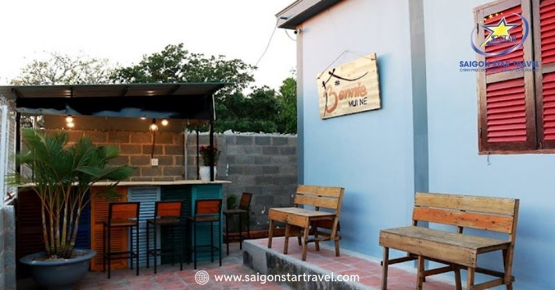 Góc chill tại Bonnie Homestay Mũi Né