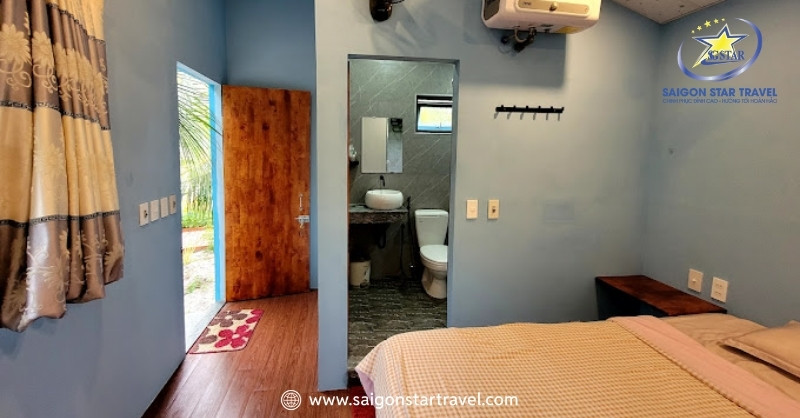 Phòng 1 giường tại Bonnie Homestay Mũi Né